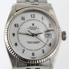 Thumbnail von Rolex Datejust 36 1986//36MM//VINTAGE//ARABIC WHITE DIAL//REF. 16014 # 653