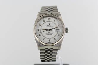 Thumbnail von Rolex Datejust 36 1986//36MM//VINTAGE//ARABIC WHITE DIAL//REF. 16014 # 653