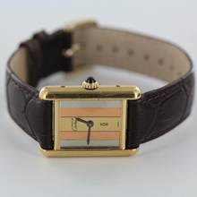 Thumbnail von Cartier Tank Vermeil VERMEIL//TRINITY DIAL//925 SILVER/GOLD PLATED # 635