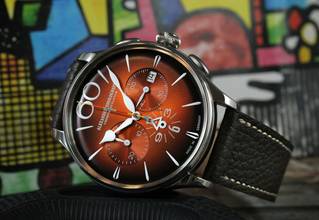 Thumbnail von Alexander Shorokhoff Happy Second Chronograph Orange limitierte Serie von 50 Stück