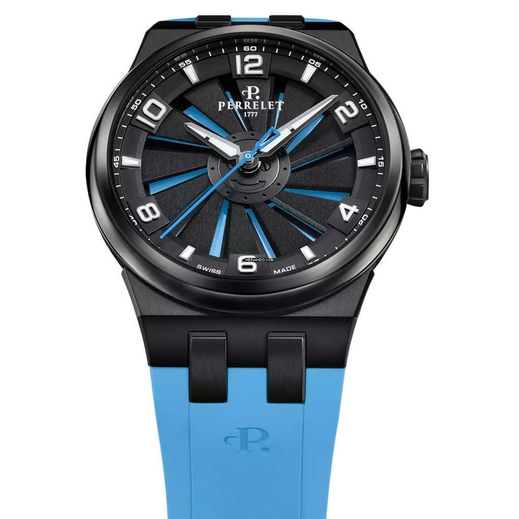 Perrelet Turbine TITANIUM ICE BLUE A4067/7