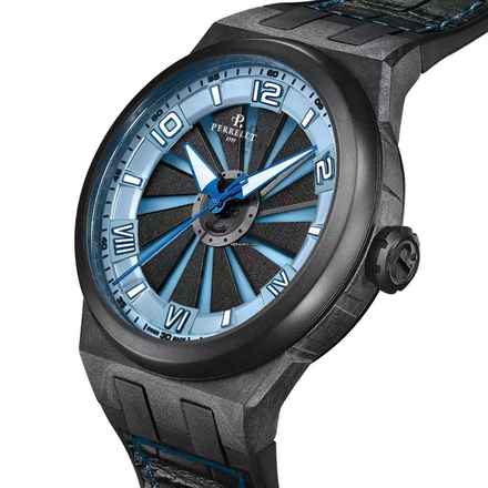  Perrelet Turbine CARBON ICE BLUE 