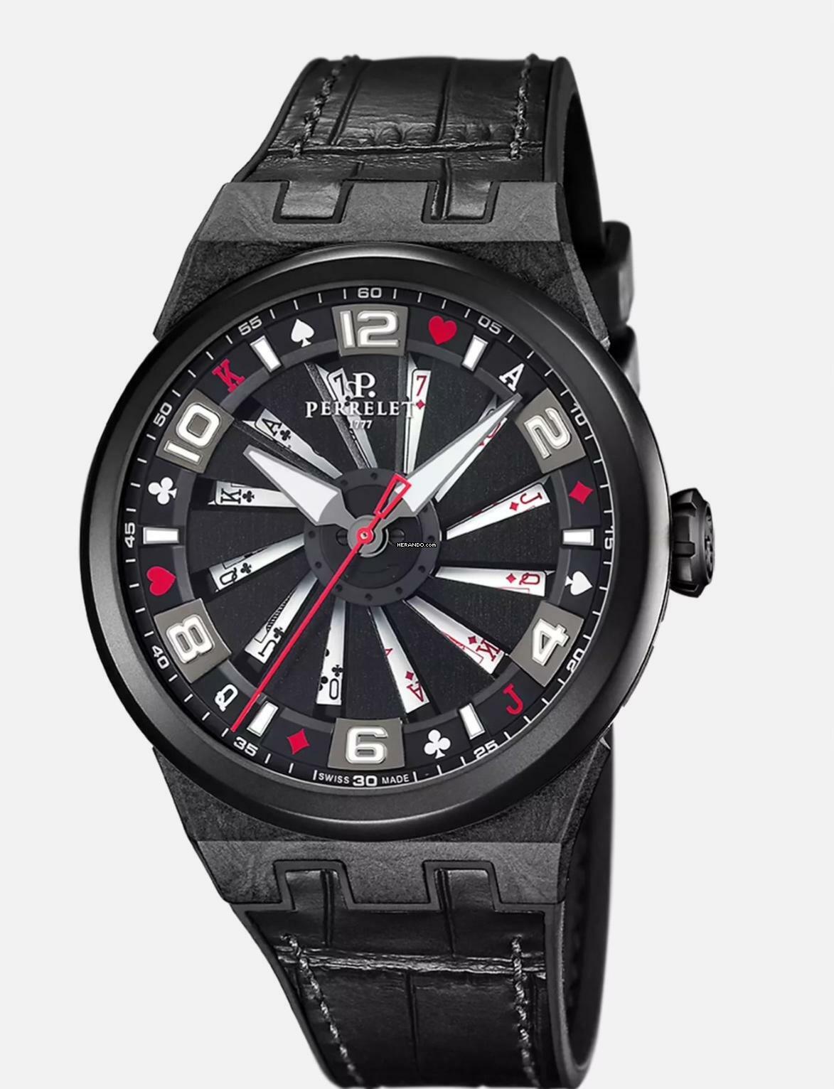 Perrelet Turbine Poker Carbon Poker Royal Flush Limited Edition 100
