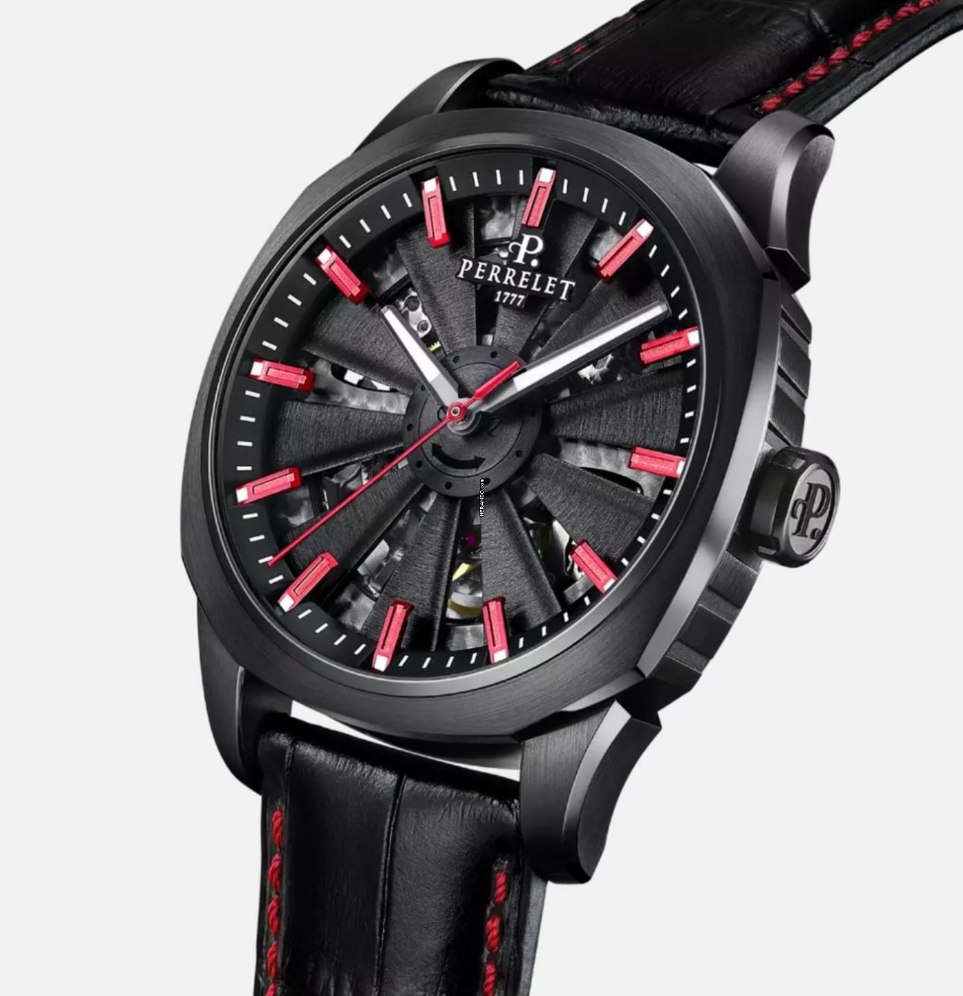 Perrelet Turbine Urban Skeleton optional in blau und grün