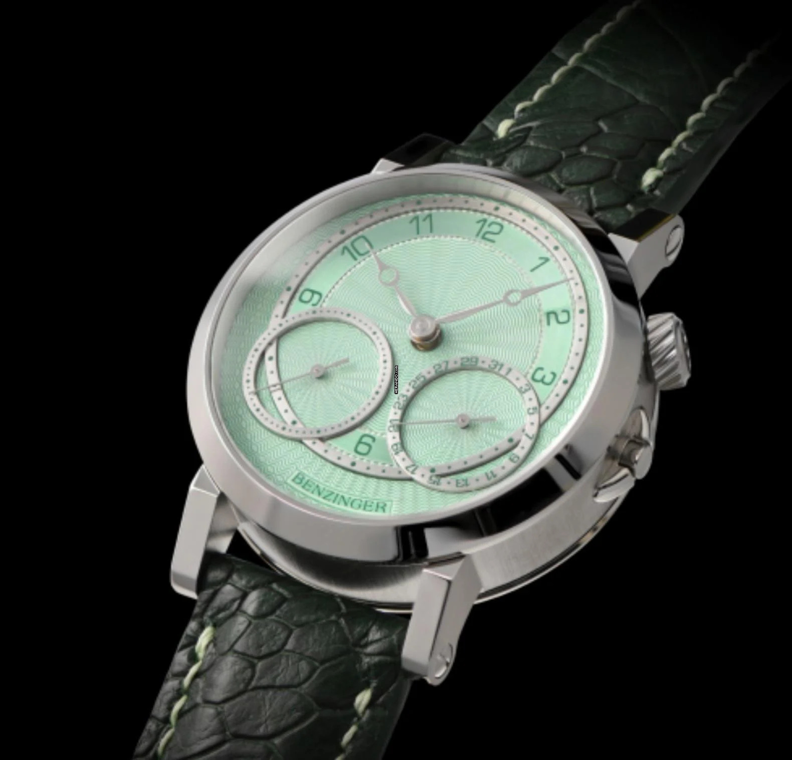 Benzinger GAP 1 „Caribean“ mit eigenem Manufakturkaliber handguillochiert