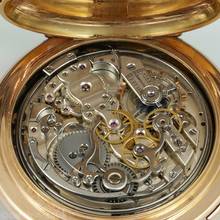 Thumbnail von Gedeon Thommen astronomische Grand Complication 18k Gold Taschenuhr 8 Komplikationen 1890