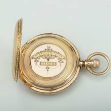 Thumbnail von A. Lange & Söhne 150g 18k Louis XV. Renaissance Savonette Taschenuhr ¼ Repetition Orign Box 1882 </h1>