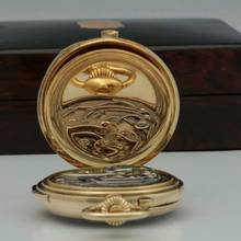 Thumbnail von Haas Nevaux & Cie. 18k. Gold Taschenuhr 36j Minutenrepetition Split-Sekunde Chronograph und Box 1905