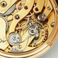 Thumbnail von Patek Philippe Gondolo Mint 56mm Chronometro Gondolo 18k Gold mit Original-Box um 1914. Full Set Box und Papiere