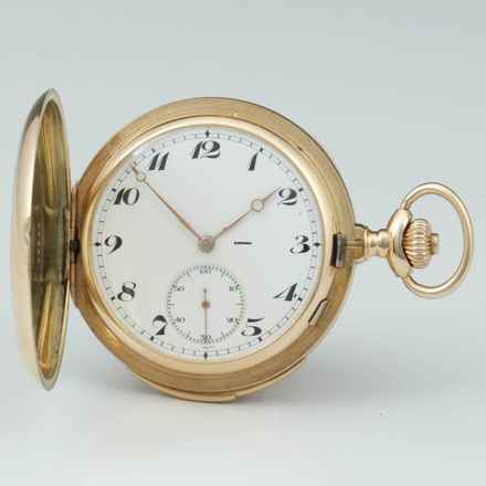  unbekannt Anker-Chronometer 14k Gold mit Minuten Repetition in feine Qualität seltenes Werk 1920 