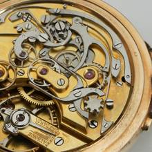 Thumbnail von Ungemarkt Taschenuhr Gr. schwerer Schweizer Ankerchronometer Split Sekunde 1890 Valée de Joux