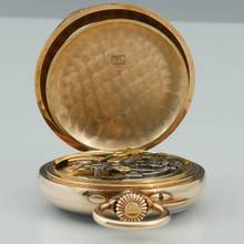 Thumbnail von Ungemarkt Taschenuhr Gr. schwerer Schweizer Ankerchronometer Split Sekunde 1890 Valée de Joux