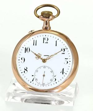  IWC Pocket Watch Taschenuhr Lépine Cal. 52 - 14ct Rosegold </h1> 