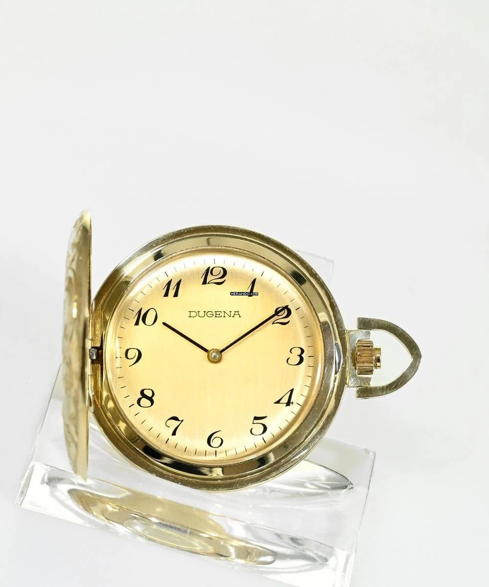 Dugena 14k Gold Savonnette Taschenuhr </h1>