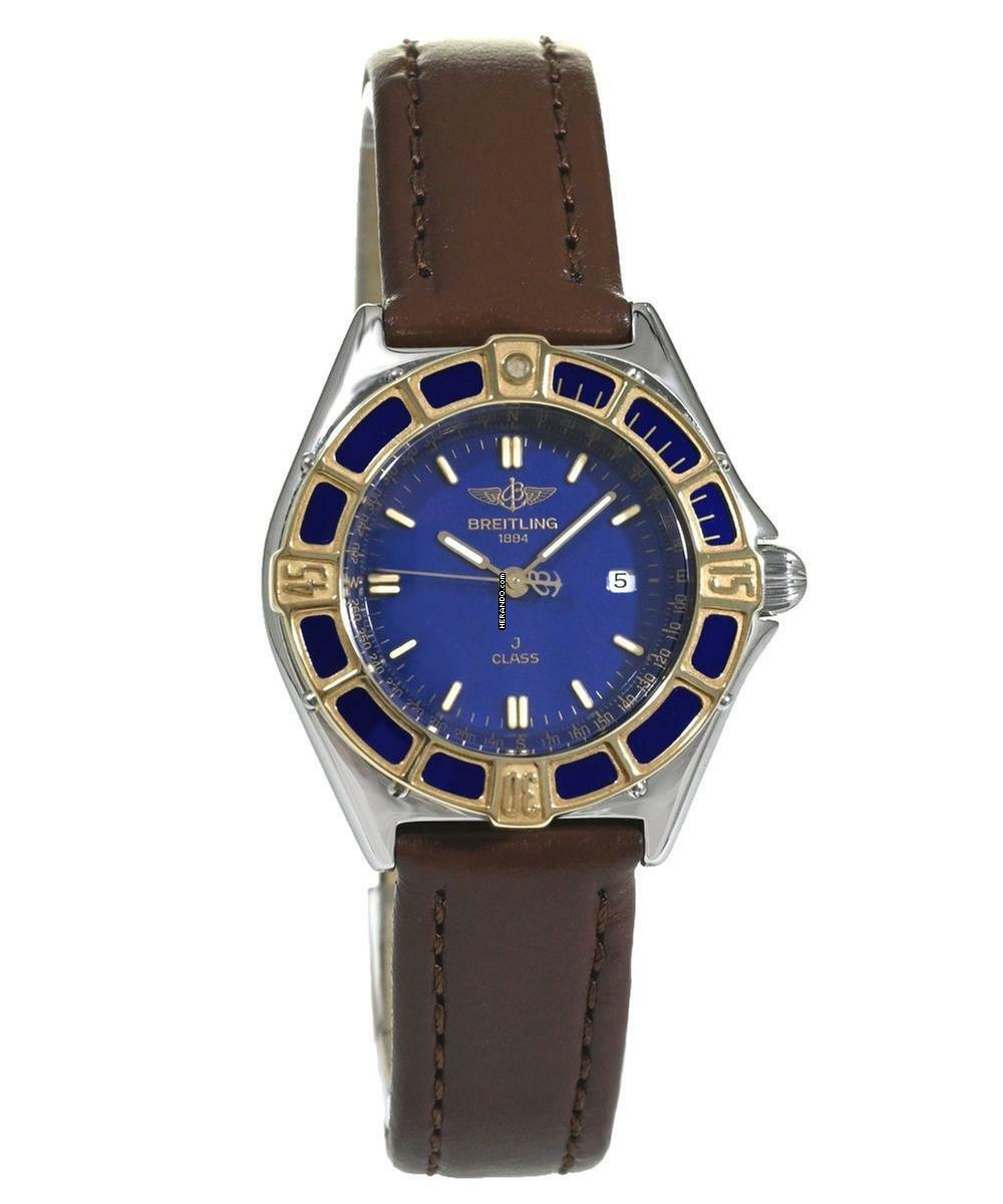 Breitling Lady J Class aus Stahl-Gold 18ct Ref. D52063 </h1>