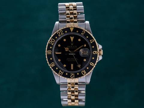  Rolex GMT-Master 16753 Nipple Dial aus April 1982 