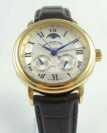  Raymond Weil Maestro 750 Gelbgold Kalendar 35TH Anniversary Edition 