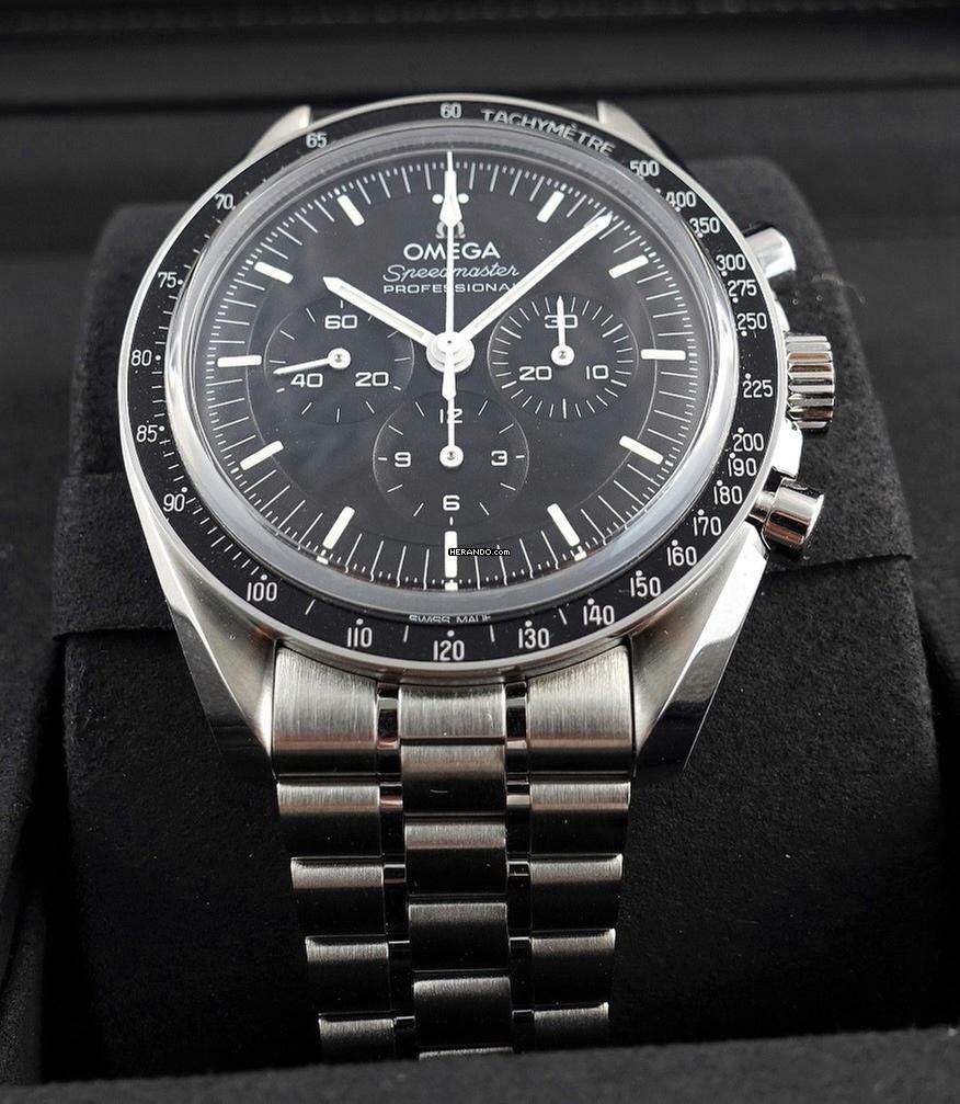 Omega Speedmaster Professional Moonwatch Saphirglas 310.30.42.50.01.002 Unworn Box & Papers 1-2026