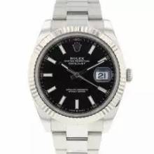 Thumbnail von Rolex Datejust 41 Oyster Fluted Black Dial </h1>