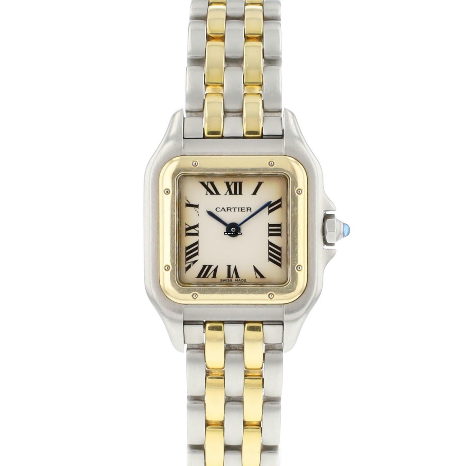 Cartier Panthère PM Steel Gold 2 Rows </h1>