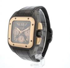 Thumbnail von Cartier Santos 100 XL Steel Rosegold Chronograph </h1>
