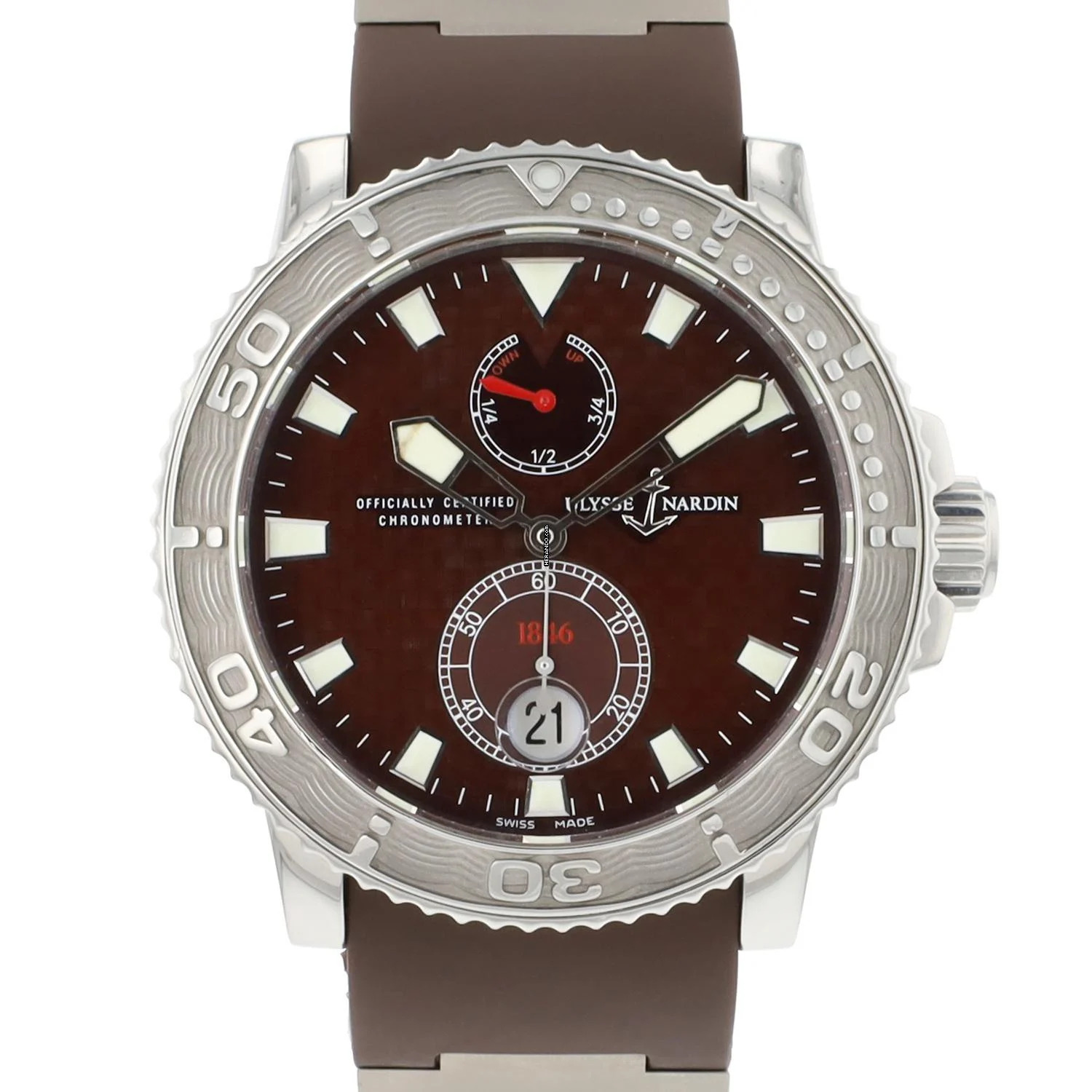 Ulysse Nardin Maxi Marine Diver Brown Dial </h1>