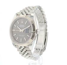 Thumbnail von Rolex Datejust 41 Jubilee Fluted Rhodium Dial NEW 2024 </h1>