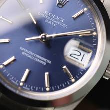 Thumbnail von Rolex Oyster Perpetual Date 34MM Steel Blue Dial </h1>