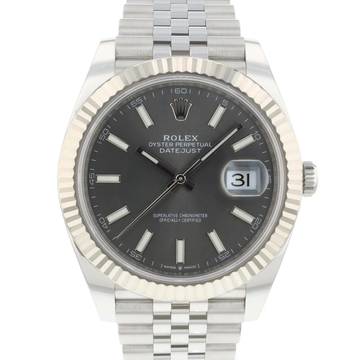  Rolex Datejust 41 Jubilee Fluted Rhodium NEW 2025  
