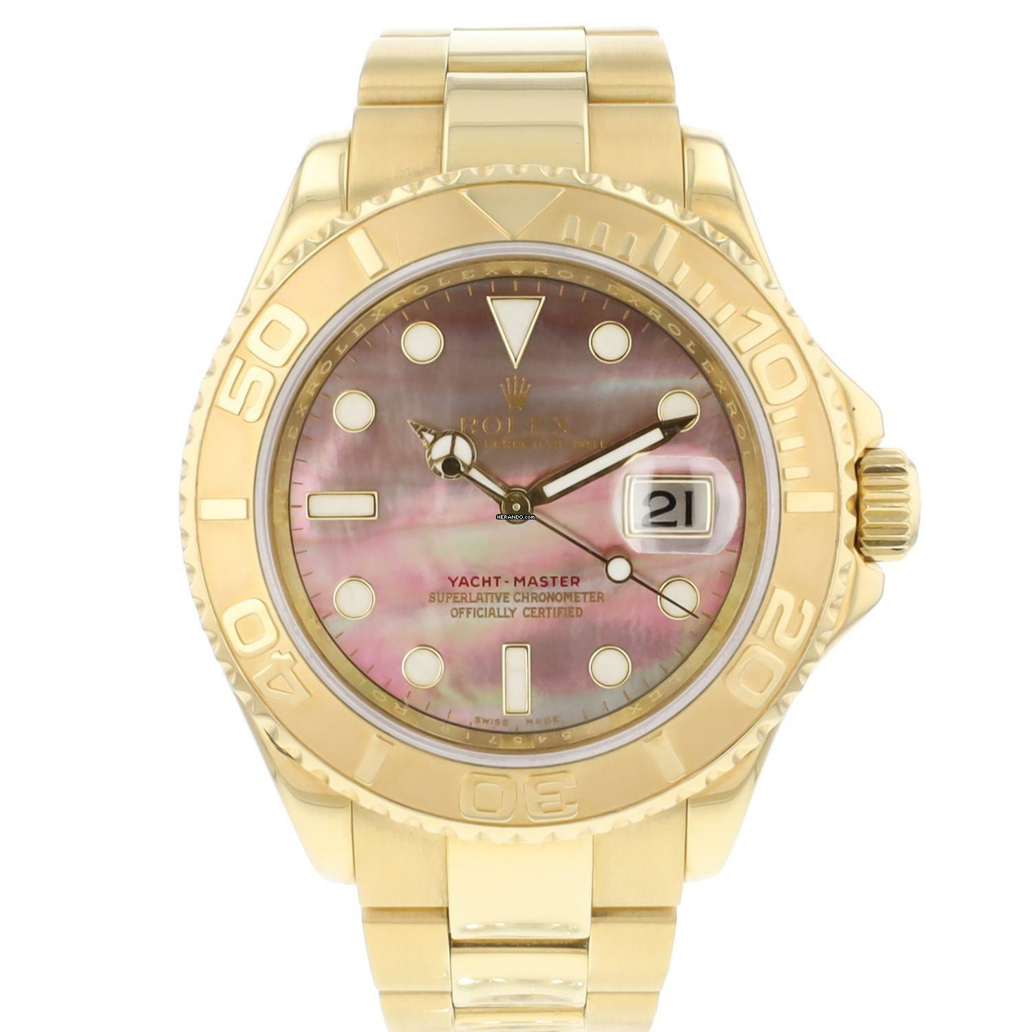 Rolex Yacht-Master 40 Yellow Gold Factory MOP Dial </h1>