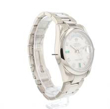 Thumbnail von Rolex Day-Date 36 White Gold Silver Diamond Baguette Dial </h1>