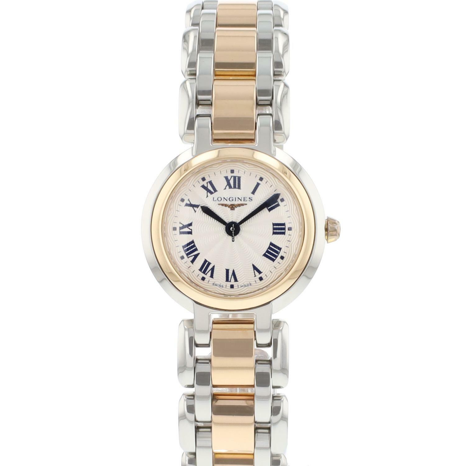 Longines PrimaLuna Steel / Rosegold Roman Dial