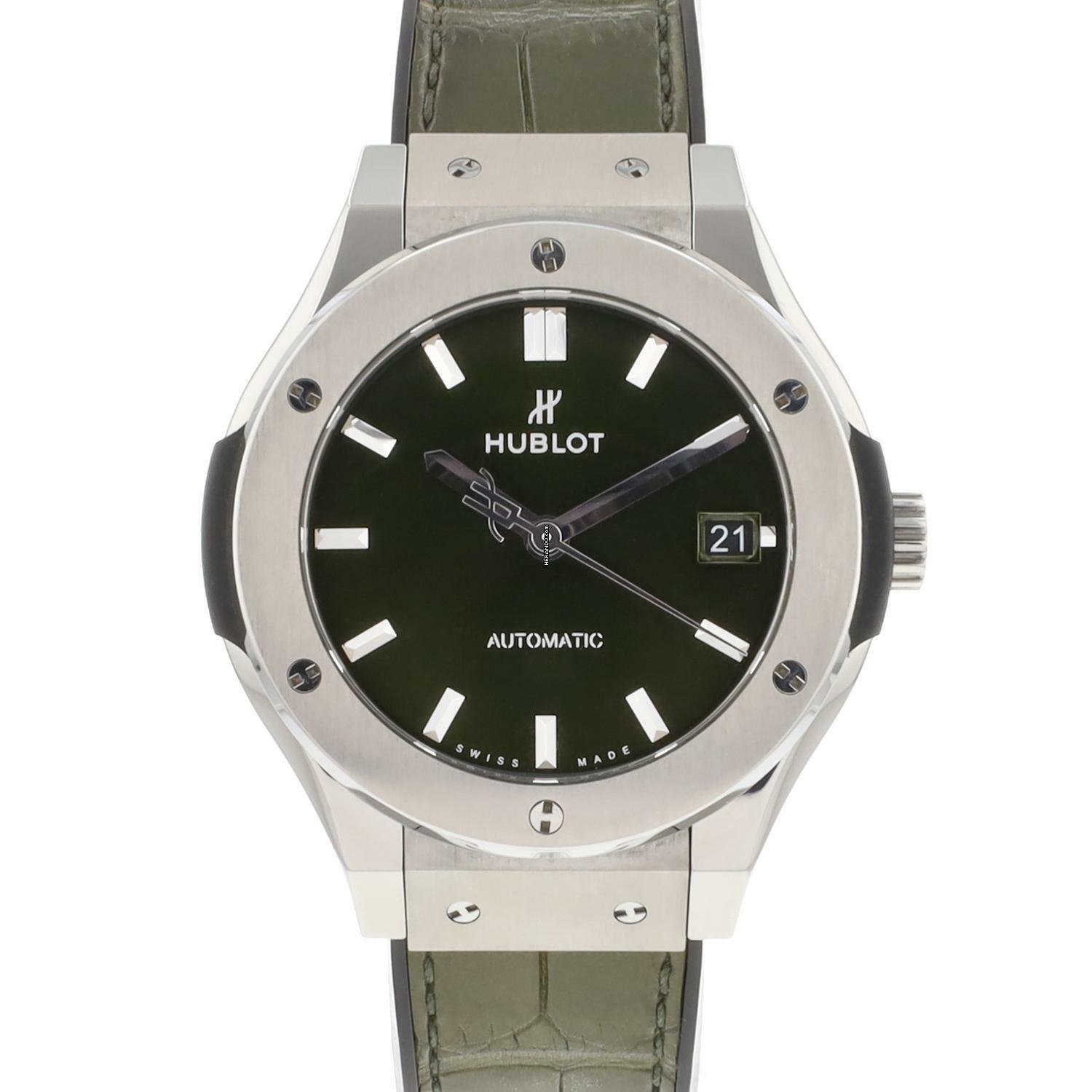 Hublot Classic Fusion 38MM Green Dial </h1>