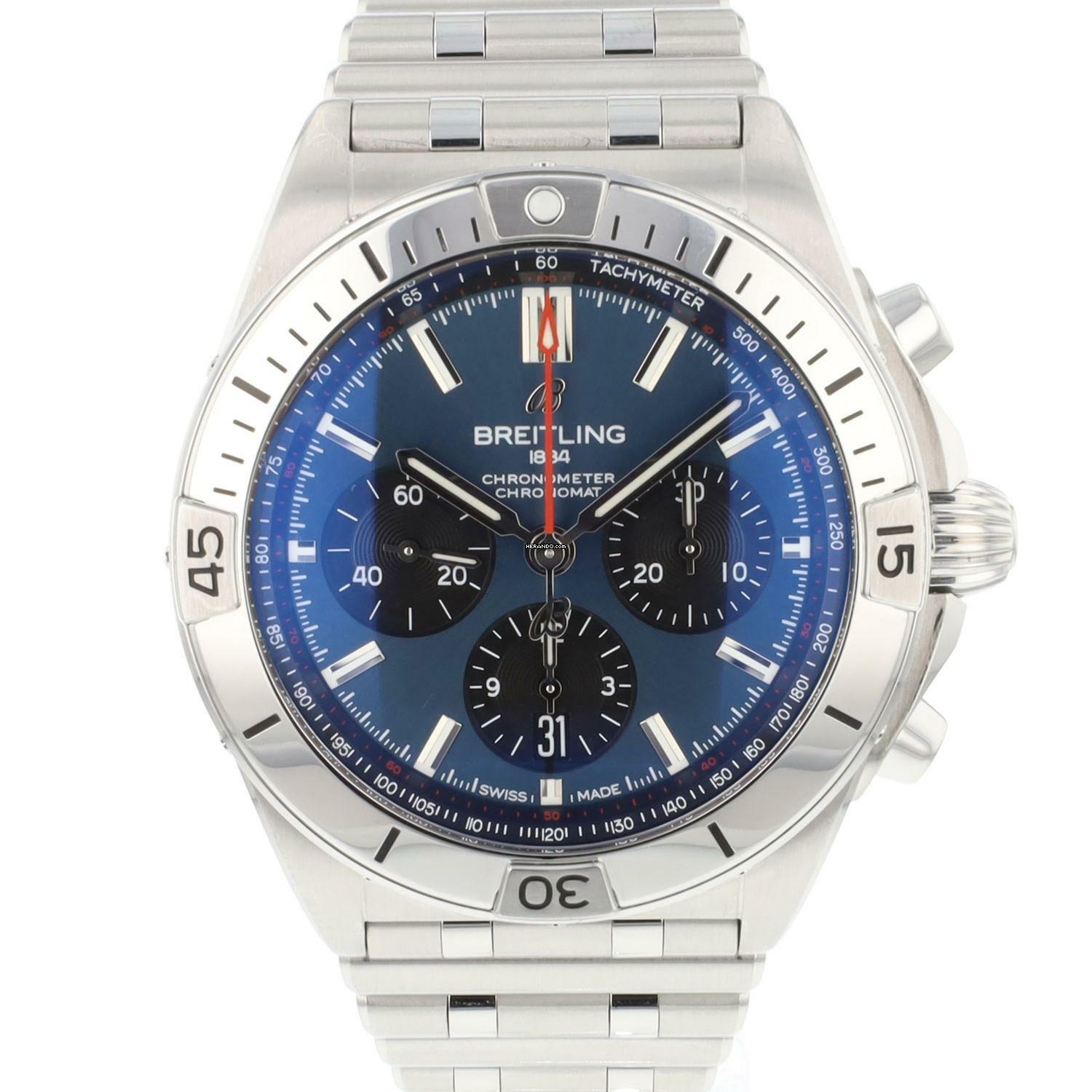 Breitling Chronomat 42 B01 42 Blue Dial </h1>