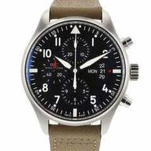 Thumbnail von IWC Fliegeruhr Chronograph Pilot's Watch Chronograph Day-Date 43 Steel Black Dial </h1>