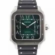 Thumbnail von Cartier Santos De Cartier Large Green Arabic Dial NEW 2025 </h1>