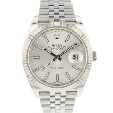  Rolex Datejust 41 Jubilee Fluted Silver Dial NEW </h1> 