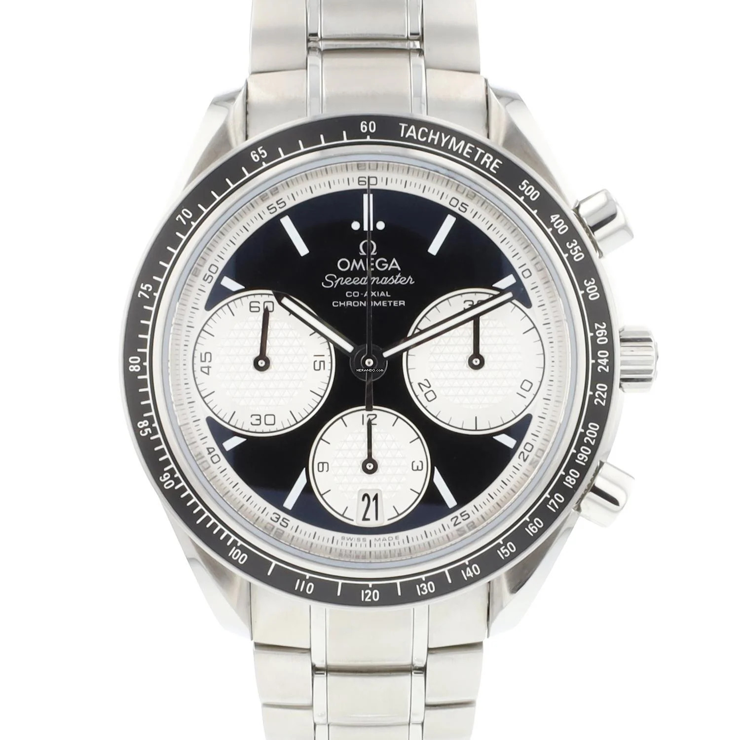 Omega Speedmaster Racing Steel Black Dial </h1>