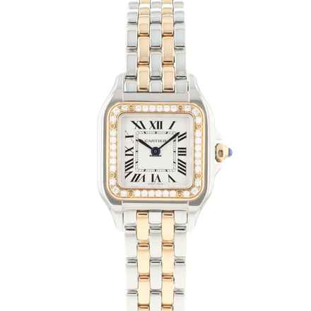  Cartier Panthère Small Steel Rose Gold Diamonds W3PN0006 </h1> 