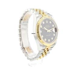 Thumbnail von Rolex Datejust 36 Steel Gold Jubilee Fluted Black Diamond Dial </h1>