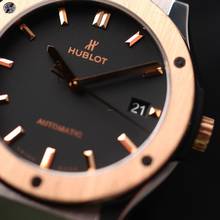 Thumbnail von Hublot Classic Fusion 45MM Steel Rose Gold Black Dial </h1>