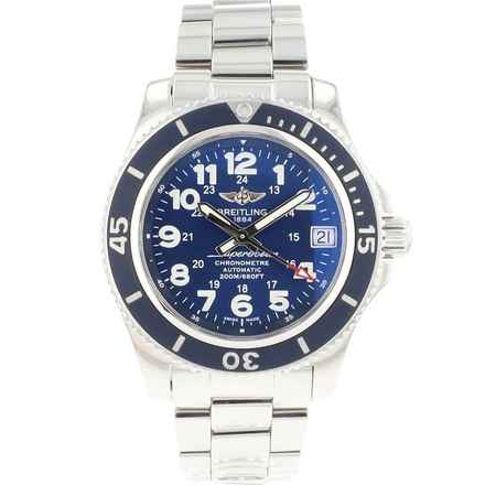  Breitling Superocean II 36 Blue Dial </h1> 