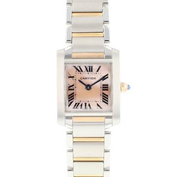  Cartier Tank Française PM Steel Rose Gold MoP Dial </h1> 