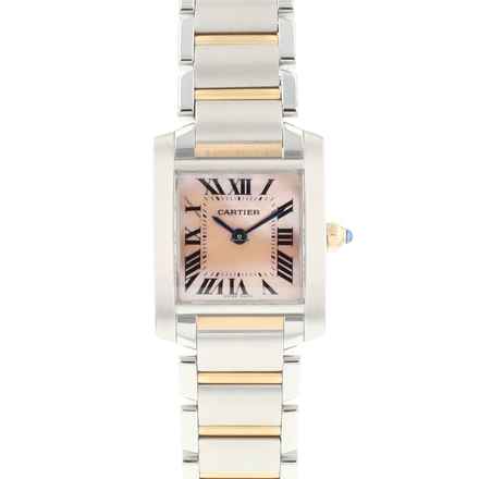  Cartier Tank Française PM Steel Rose Gold MoP Dial </h1> 