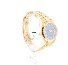 Thumbnail von Rolex Lady-Datejust 26 Yellow Gold President Blue Diamond Dial </h1>