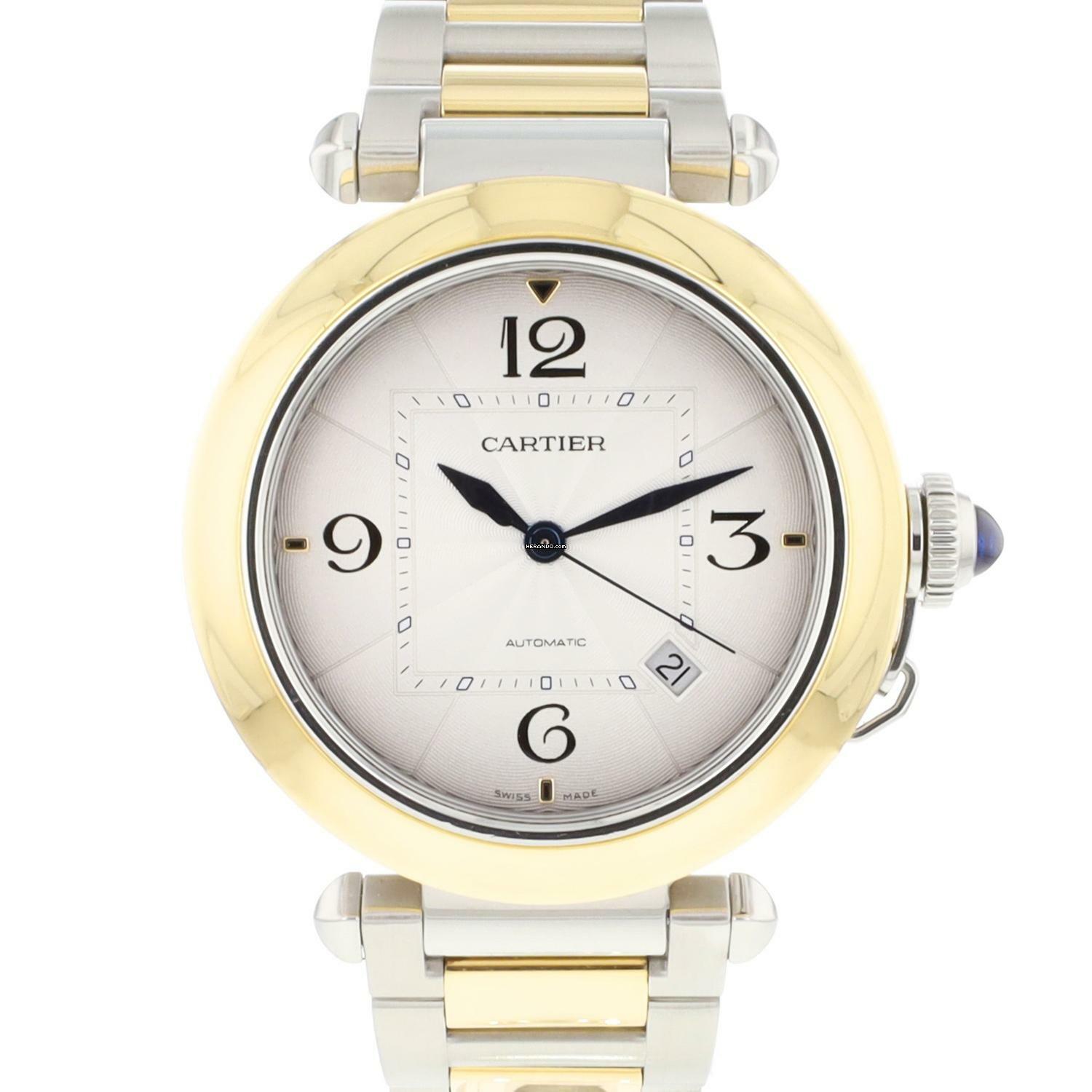 Cartier Pasha LM Steel / Gold </h1>