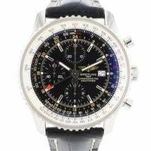 Thumbnail von Breitling Navitimer World GMT Chronograph Black Dial </h1>