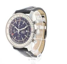 Thumbnail von Breitling Navitimer World GMT Chronograph Black Dial </h1>