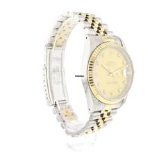 Thumbnail von Rolex Datejust 36 Steel Gold Jubilee Fluted Champagne Diamond Dial </h1>