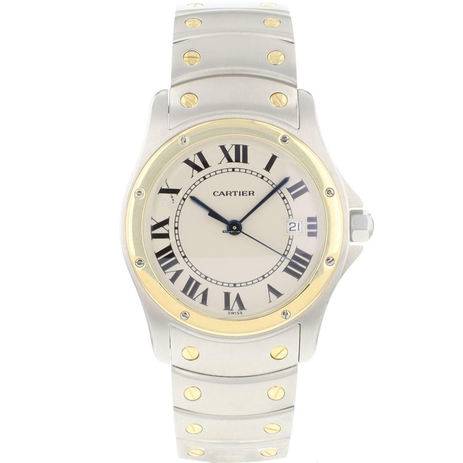 Cartier Santos Ronde Steel Gold </h1>